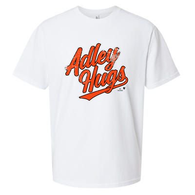 A.D.L.E.Y R.U.T.S.C.H.M.A.N Hug Script Baltimore Baseball Sueded Cloud Jersey T-Shirt