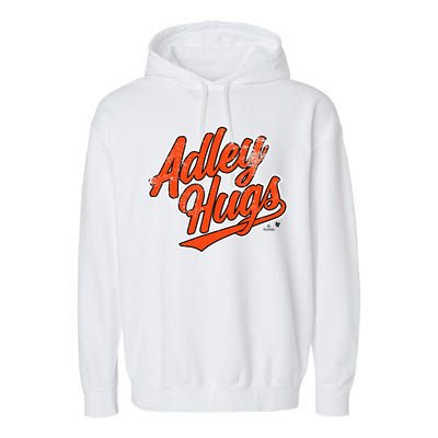 A.D.L.E.Y R.U.T.S.C.H.M.A.N Hug Script Baltimore Baseball Garment-Dyed Fleece Hoodie