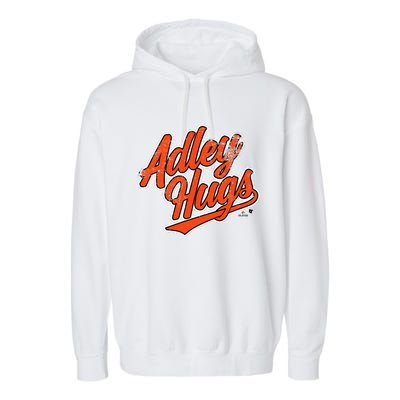 A.D.L.E.Y R.U.T.S.C.H.M.A.N Hug Script Baltimore Baseball Garment-Dyed Fleece Hoodie