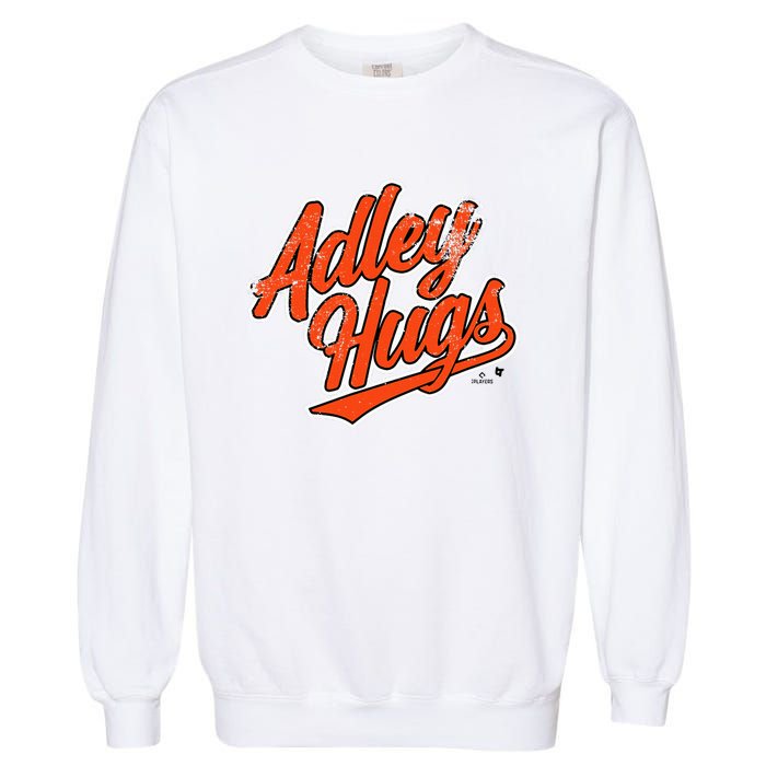 A.D.L.E.Y R.U.T.S.C.H.M.A.N Hug Script Baltimore Baseball Garment-Dyed Sweatshirt