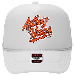 A.D.L.E.Y R.U.T.S.C.H.M.A.N Hug Script Baltimore Baseball High Crown Mesh Back Trucker Hat