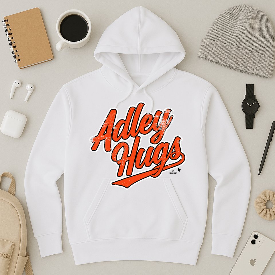 A.D.L.E.Y R.U.T.S.C.H.M.A.N Hug Script Baltimore Baseball Hoodie