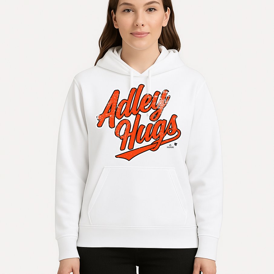 A.D.L.E.Y R.U.T.S.C.H.M.A.N Hug Script Baltimore Baseball Hoodie