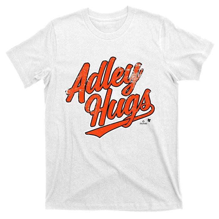 A.D.L.E.Y R.U.T.S.C.H.M.A.N Hug Script Baltimore Baseball T-Shirt