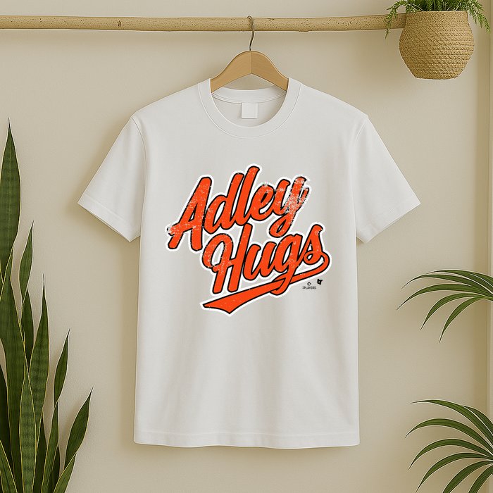 A.D.L.E.Y R.U.T.S.C.H.M.A.N Hug Script Baltimore Baseball T-Shirt