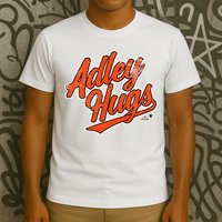 A.D.L.E.Y R.U.T.S.C.H.M.A.N Hug Script Baltimore Baseball T-Shirt
