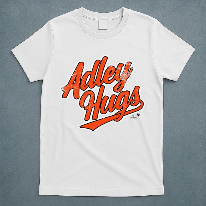 A.D.L.E.Y R.U.T.S.C.H.M.A.N Hug Script Baltimore Baseball T-Shirt
