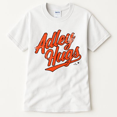 A.D.L.E.Y R.U.T.S.C.H.M.A.N Hug Script Baltimore Baseball Tall T-Shirt