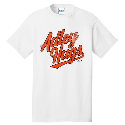 A.D.L.E.Y R.U.T.S.C.H.M.A.N Hug Script Baltimore Baseball Tall T-Shirt