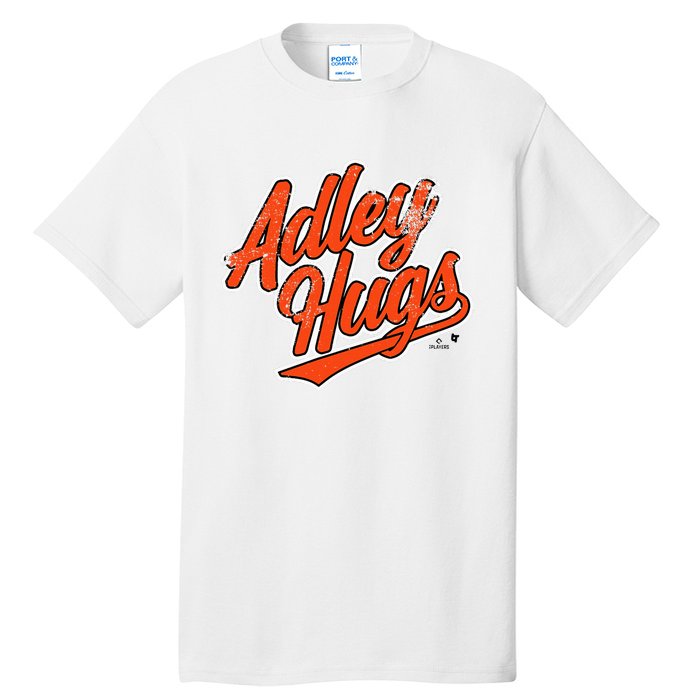 A.D.L.E.Y R.U.T.S.C.H.M.A.N Hug Script Baltimore Baseball Tall T-Shirt