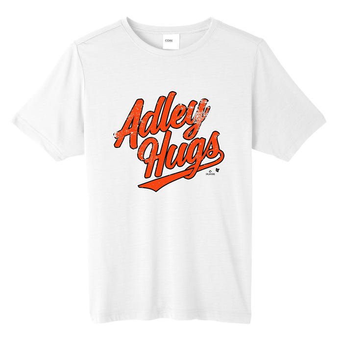 A.D.L.E.Y R.U.T.S.C.H.M.A.N Hug Script Baltimore Baseball Tall Fusion ChromaSoft Performance T-Shirt