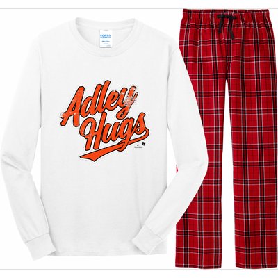 A.D.L.E.Y R.U.T.S.C.H.M.A.N Hug Script Baltimore Baseball Long Sleeve Pajama Set