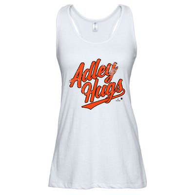 A.D.L.E.Y R.U.T.S.C.H.M.A.N Hug Script Baltimore Baseball Ladies Essential Flowy Tank