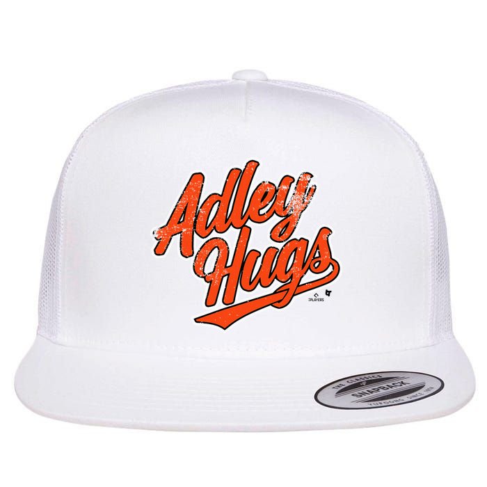 A.D.L.E.Y R.U.T.S.C.H.M.A.N Hug Script Baltimore Baseball Flat Bill Trucker Hat