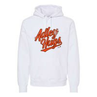 A.D.L.E.Y R.U.T.S.C.H.M.A.N Hug Script Baltimore Baseball Premium Hoodie