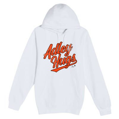 A.D.L.E.Y R.U.T.S.C.H.M.A.N Hug Script Baltimore Baseball Premium Pullover Hoodie