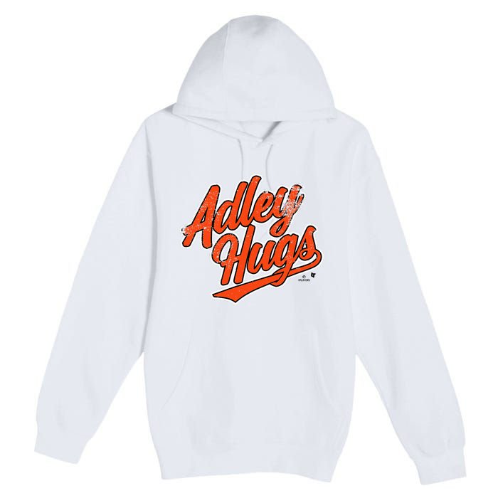 A.D.L.E.Y R.U.T.S.C.H.M.A.N Hug Script Baltimore Baseball Premium Pullover Hoodie