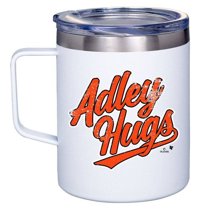 A.D.L.E.Y R.U.T.S.C.H.M.A.N Hug Script Baltimore Baseball 12oz Stainless Steel Coffee Mug
