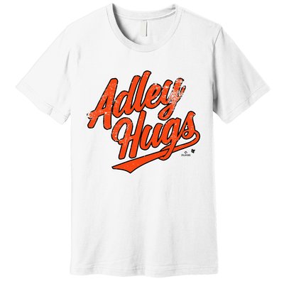 A.D.L.E.Y R.U.T.S.C.H.M.A.N Hug Script Baltimore Baseball Premium T-Shirt