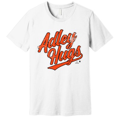 A.D.L.E.Y R.U.T.S.C.H.M.A.N Hug Script Baltimore Baseball Premium T-Shirt