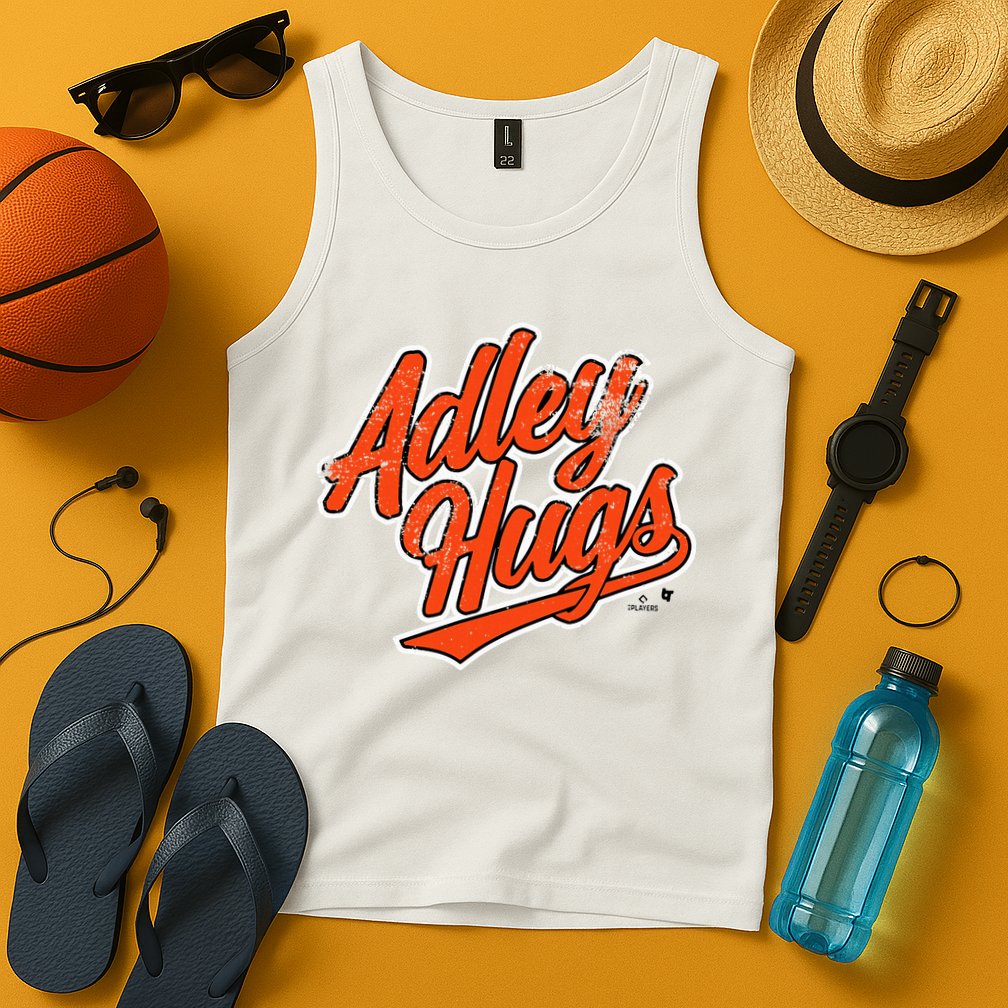 A.D.L.E.Y R.U.T.S.C.H.M.A.N Hug Script Baltimore Baseball Tank Top