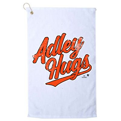 A.D.L.E.Y R.U.T.S.C.H.M.A.N Hug Script Baltimore Baseball Golf Towel