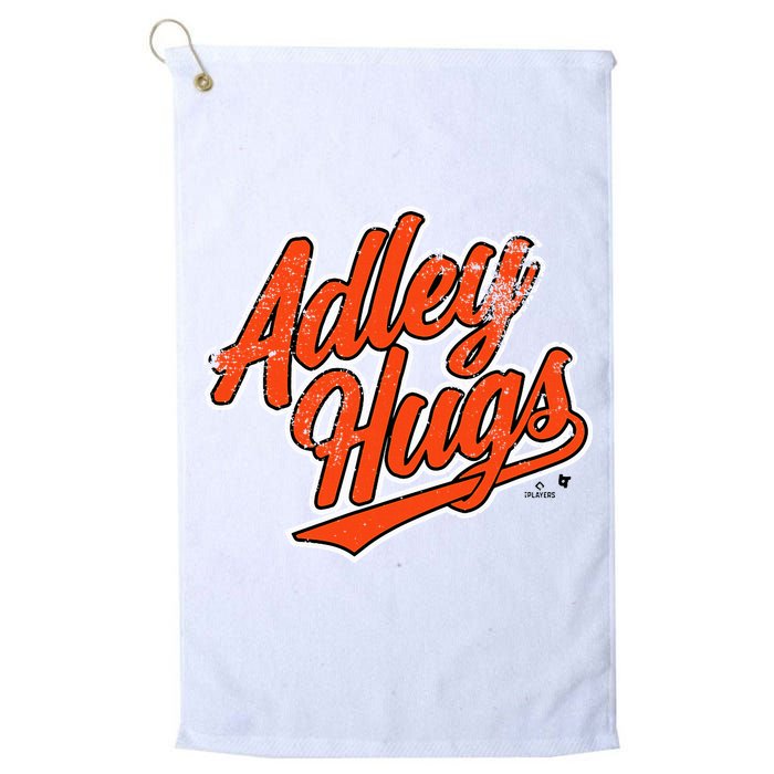 A.D.L.E.Y R.U.T.S.C.H.M.A.N Hug Script Baltimore Baseball Golf Towel