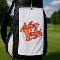 A.D.L.E.Y R.U.T.S.C.H.M.A.N Hug Script Baltimore Baseball Golf Towel
