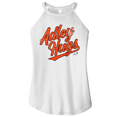 A.D.L.E.Y R.U.T.S.C.H.M.A.N Hug Script Baltimore Baseball Women's Perfect Tri Rocker Tank