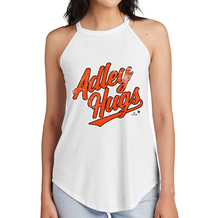 A.D.L.E.Y R.U.T.S.C.H.M.A.N Hug Script Baltimore Baseball Women's Perfect Tri Rocker Tank
