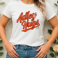 A.D.L.E.Y R.U.T.S.C.H.M.A.N Hug Script Baltimore Baseball Womens T-Shirt
