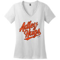 A.D.L.E.Y R.U.T.S.C.H.M.A.N Hug Script Baltimore Baseball Women's V-Neck T-Shirt