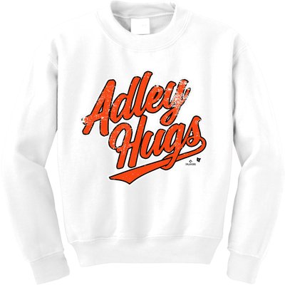 A.D.L.E.Y R.U.T.S.C.H.M.A.N Hug Script Baltimore Baseball Kids Sweatshirt