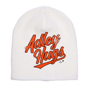 A.D.L.E.Y R.U.T.S.C.H.M.A.N Hug Script Baltimore Baseball Short Acrylic Beanie