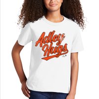 A.D.L.E.Y R.U.T.S.C.H.M.A.N Hug Script Baltimore Baseball Kids T-Shirt