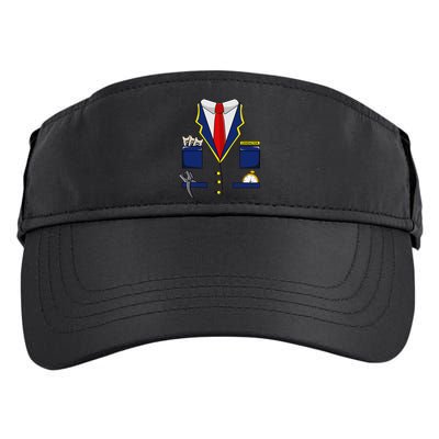 Adult Railroad Halloween Train Conductor Costume Adult Drive Performance Visor