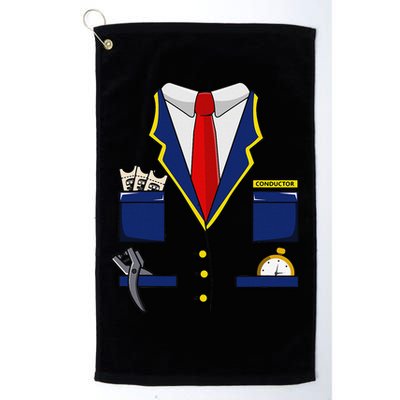 Adult Railroad Halloween Train Conductor Costume Golf Towel