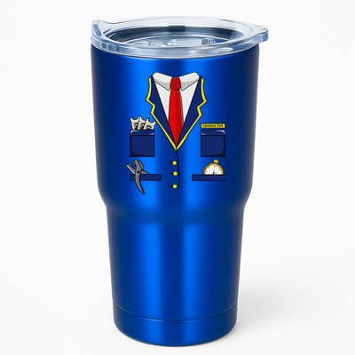 Adult Railroad Halloween Train Conductor Costume Tumbler