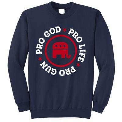 American Republican Hoodie Pro Life Pro God Pro Gun Saying Sweatshirt