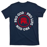 American Republican Hoodie Pro Life Pro God Pro Gun Saying T-Shirt