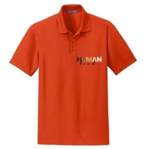 Anti Racism Hu Kind Skin Tone Inclusion End Racism Great Gift Dry Zone Grid Polo