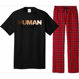 Anti Racism Hu Kind Skin Tone Inclusion End Racism Great Gift Pajama Set