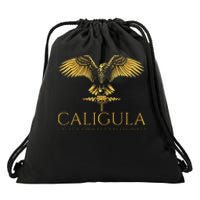 Ancient Roman History Emperor Caligula Spqr Rome Drawstring Bag