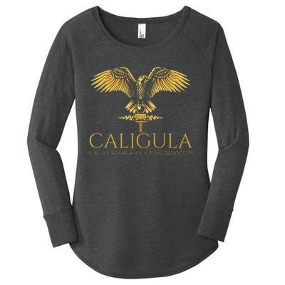 Ancient Roman History Emperor Caligula Spqr Rome Women's Perfect Tri Tunic Long Sleeve Shirt