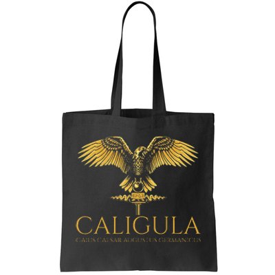 Ancient Roman History Emperor Caligula Spqr Rome Tote Bag