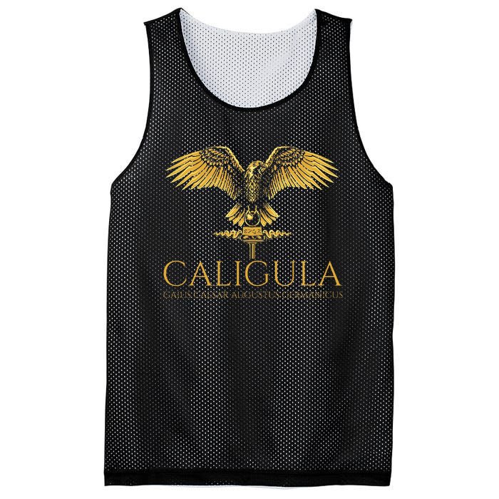 Ancient Roman History Emperor Caligula Spqr Rome Mesh Reversible Basketball Jersey Tank