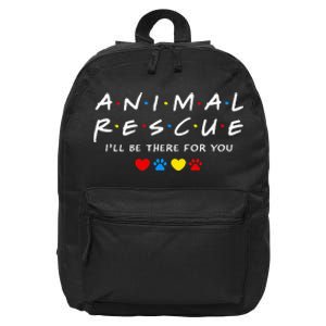 Animal Rescue ILl Be There For You 16 in Basic Backpack