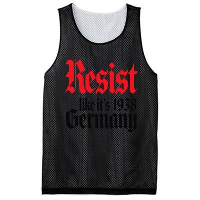 Anti-Trump Resist Its Like Germany 1938 Activist Protest Mesh Reversible Basketball Jersey Tank