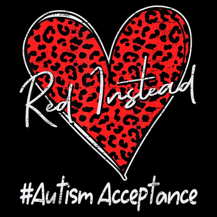 Autism - Red Instead - Acceptance Not Awareness #REDinstead 16 in Basic Backpack