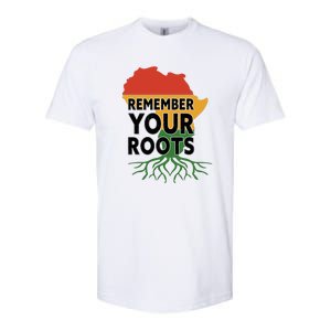 African Roots I'm Black History Melanin African American Softstyle CVC T-Shirt